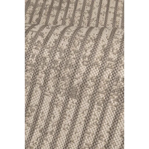 Homemaker Grey Hatch Design Rug - 67 x 200 Image 3