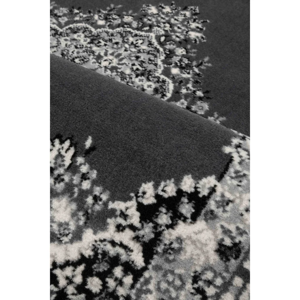 Homemaker Grey Traditional Runner Rug - 67 x 200 Image 2