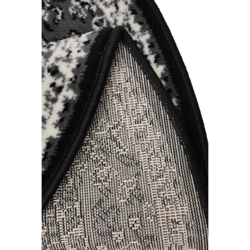 Homemaker Traditional Black Round Rug - 67 x 200 Image 3