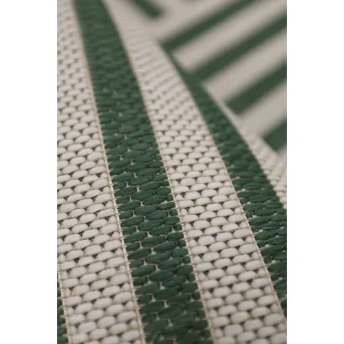 Homemaker Green Multistripe Design Rug - 67 x 200 Image 3