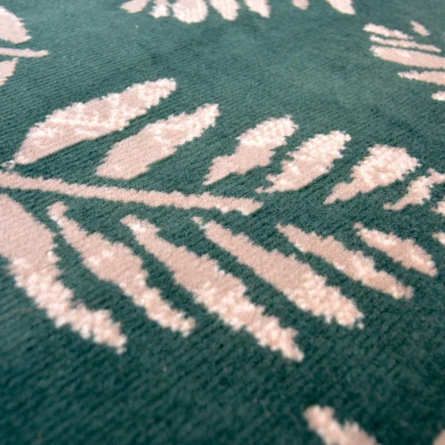 Homemaker Green Leaf Print Rug - 80 x 150 Image 2
