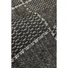 Homemaker Black Check Gel Flatweave Runner Rug - 160 x 225cm Image 3