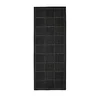 Homemaker Black Check Gel Flatweave Runner Rug - 160 x 225cm Image 2