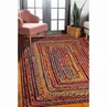Homemaker Multicolour Border Rug - 150 x 150cm Image 1