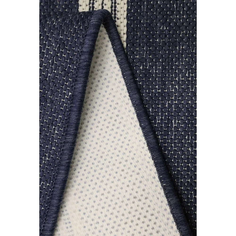 Homemaker Gel Backed Navy Border Rug - 160 X 230 Image 4