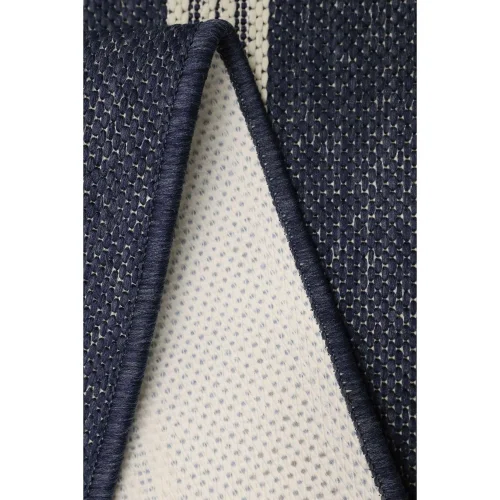 Homemaker Gel Backed Navy Border Rug - 60 x 230cm Image 4