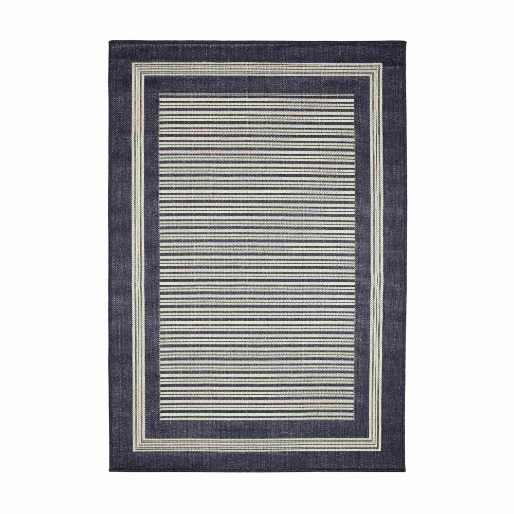 Homemaker Gel Backed Navy Border Rug - 160 X 230 Image 5