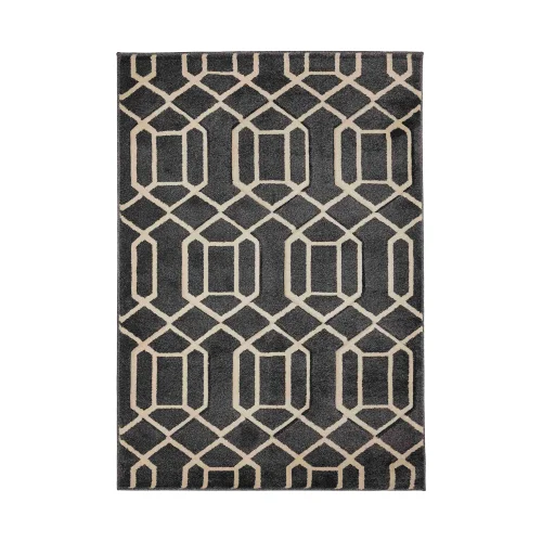Homemaker Lattice Grey Rug - 80 x 150 Image 4