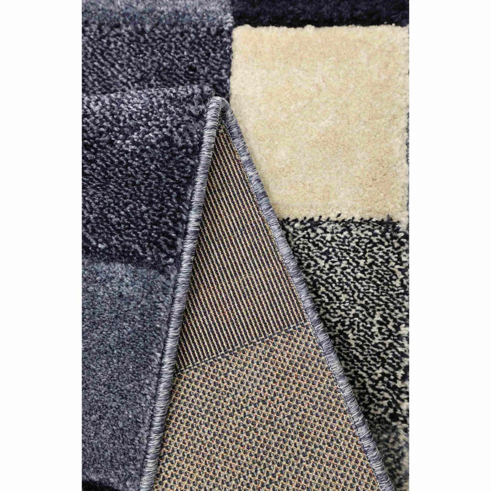 Homemaker Blue Blocks Rug - 60 X 200 Image 3