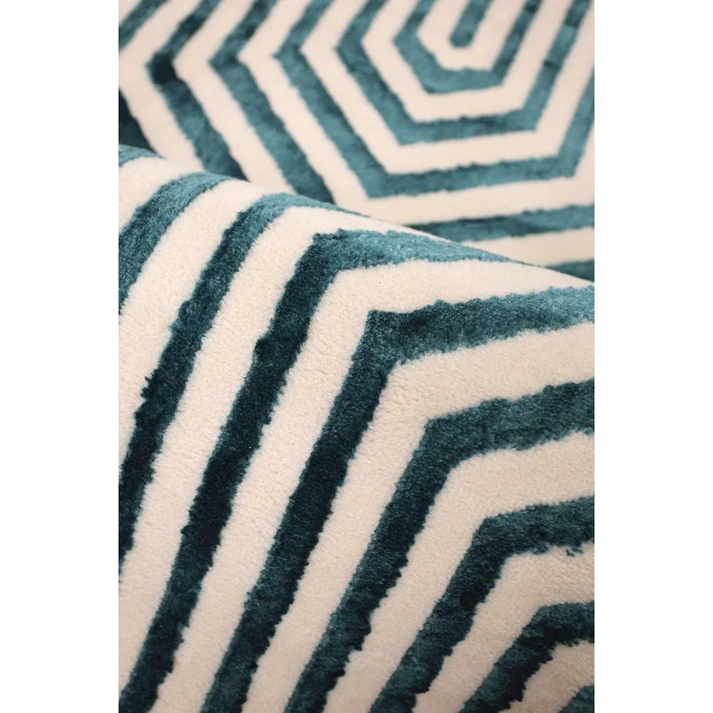 Homemaker Blue Illusion Design Rug - 160 X 230 Image 2