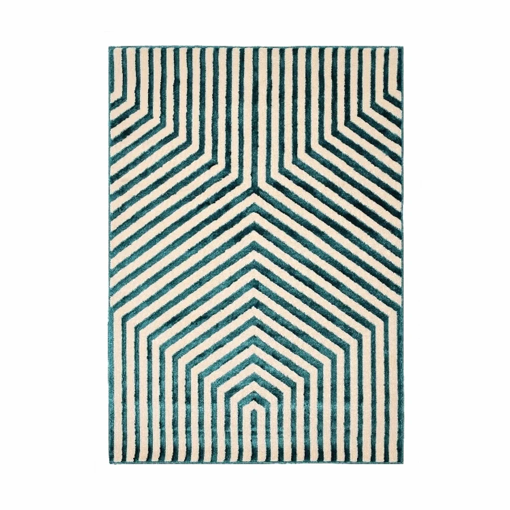 Homemaker Blue Illusion Design Rug - 160 X 230 Image 4