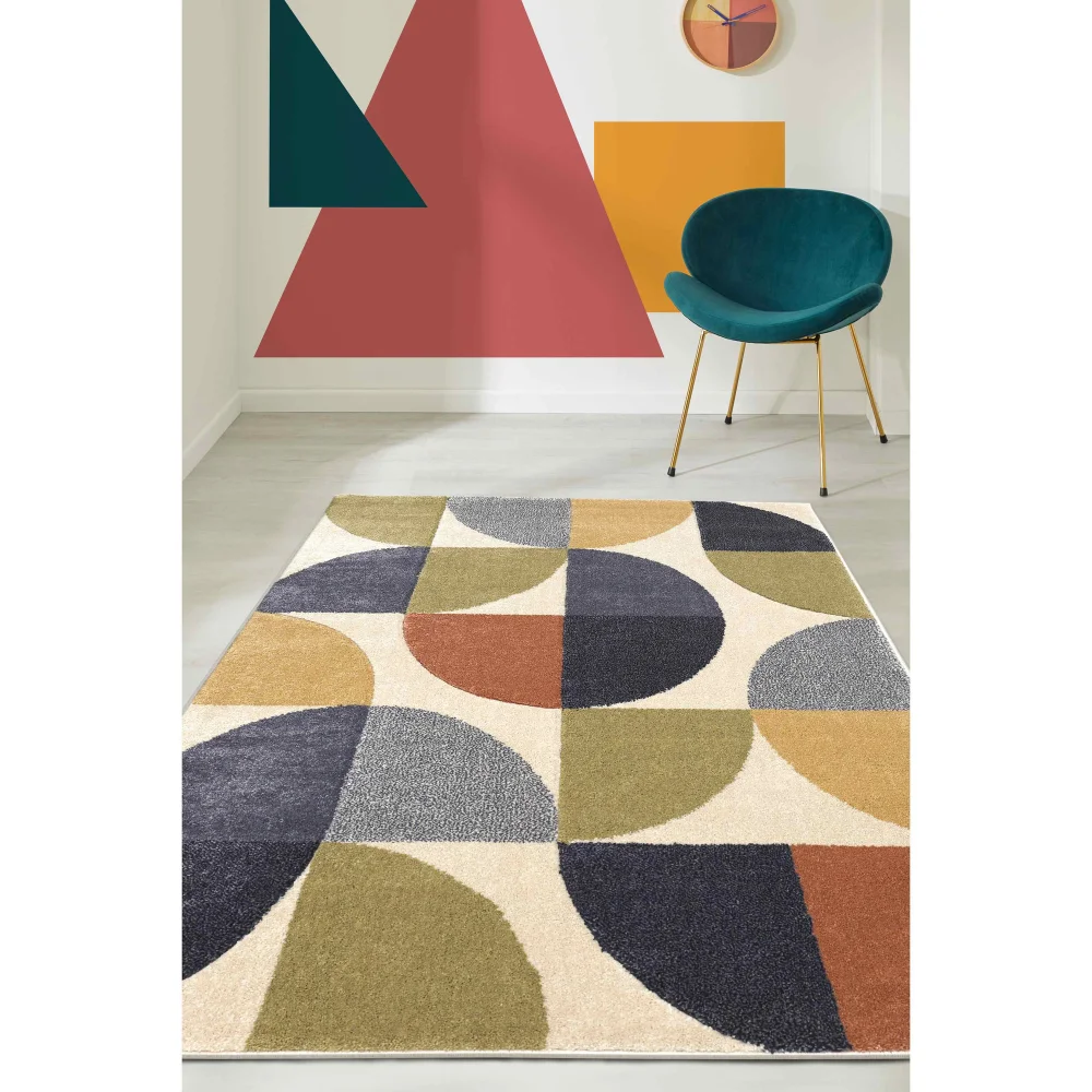 Homemaker Abstract Multicolour Rug - 80 x 150 Image 1