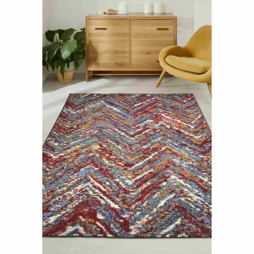 Homemaker Zig Zag Multicolour Rug - 120 x 170 Image 2