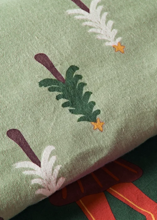 Green Christmas Nutcracker Duvet Set - King Image 3