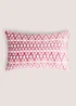 Pink Zigzag Cushion Image 1