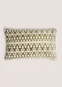 Green Zig Zag Cushion Image 1