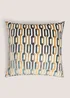 Blue Chain Design Cushion Image 1