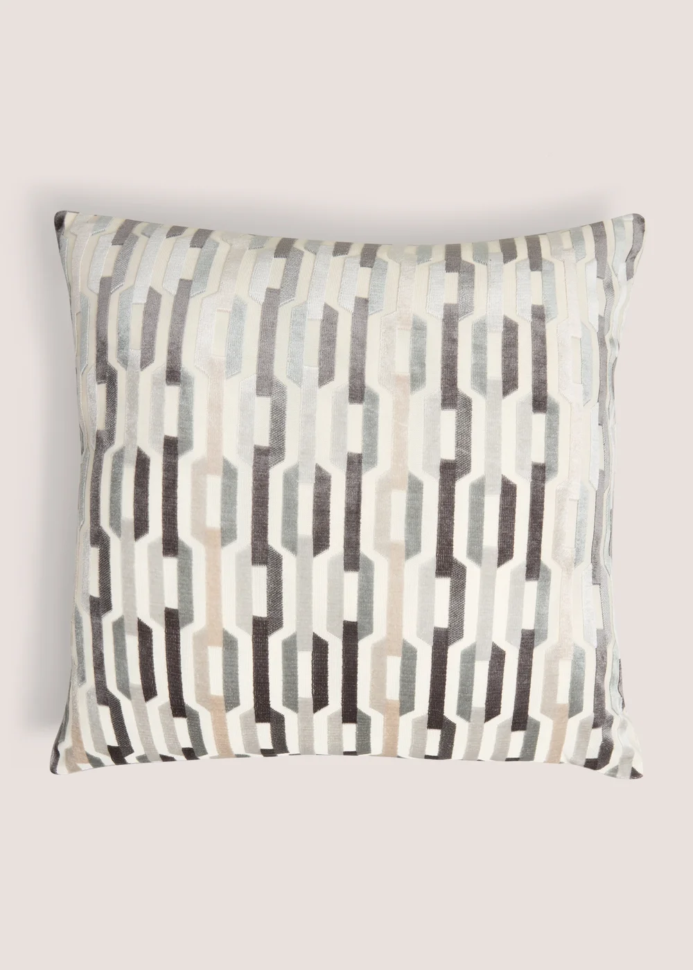 Grey Chain Cushion Image 1