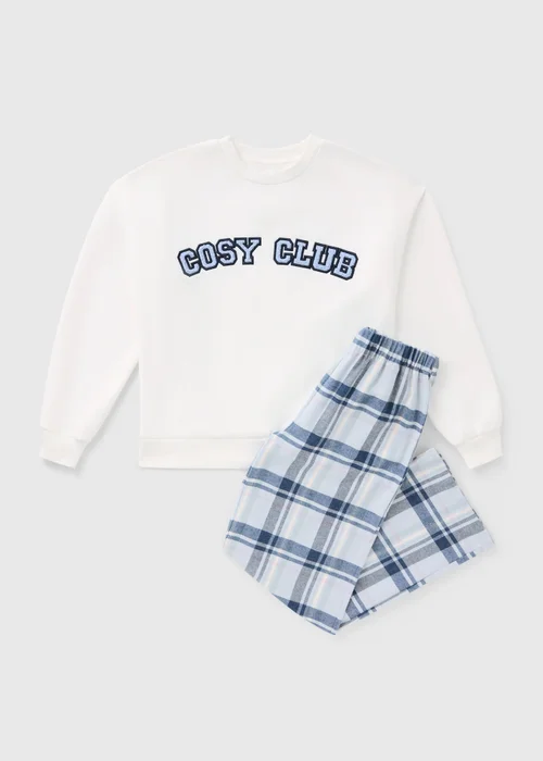 Blue Cosy Club Mini Me Pyjama Set - Extra small Image 2