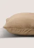 Beige Faux Fur Cushion Image 2