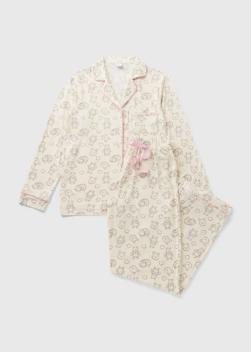 Winnie The Pooh Cream Button Up Pyjama Set - XXL Image 2