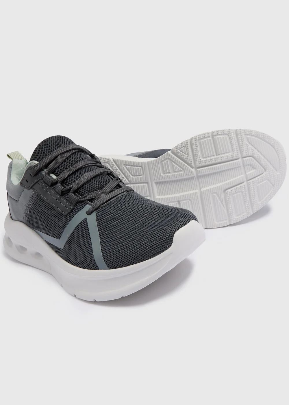 Grey Sports Trainers - Size 6 Image 2