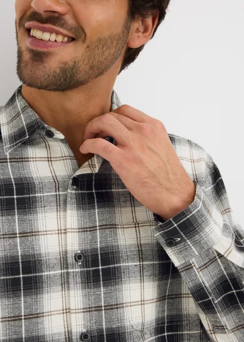 Charcoal Check Shirt - Medium Image 2