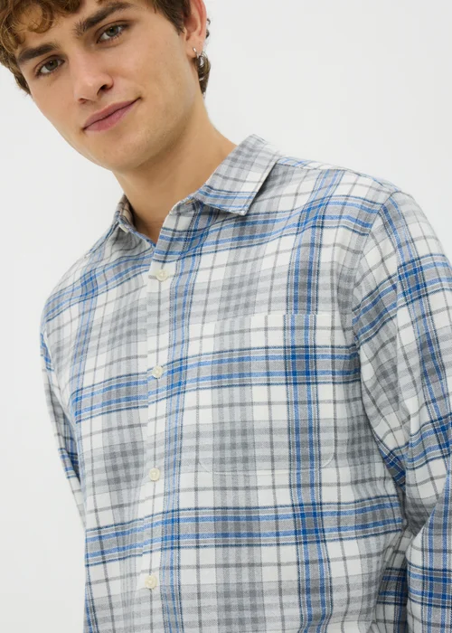 Lincoln Grey Check Shirt - Small Image 2