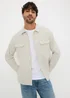 Cream Textured Overshirt - 3XL Image 2