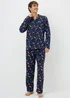 Alder Hey Adult Unisex Navy Traditional Pyjama Set - Medium Image 4
