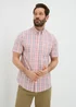 Lincoln Pink Wash Check Shirt - Small Image 1
