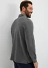 Lincoln Grey Textured Polo Top - Small Image 3