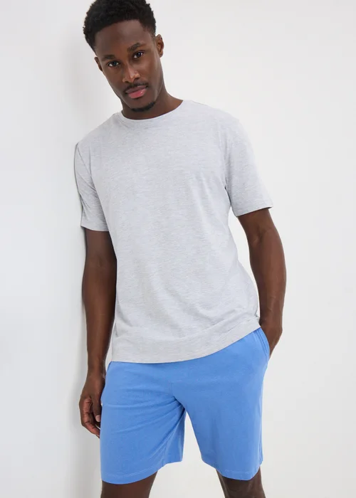 Blue Basic Short Pyjama Set - Extra small Image 1