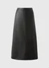 Black Midi Skirt - Size 8 Image 2