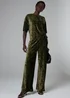 Et Vous Green Co Ord Trousers - Large Image 1