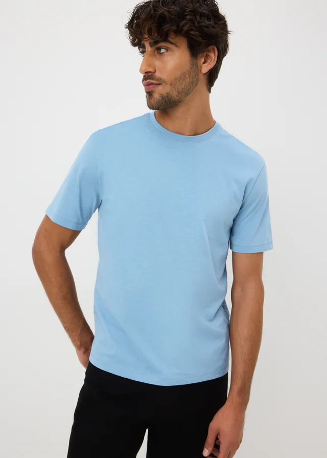 Blue Essential Crew Neck T-Shirt