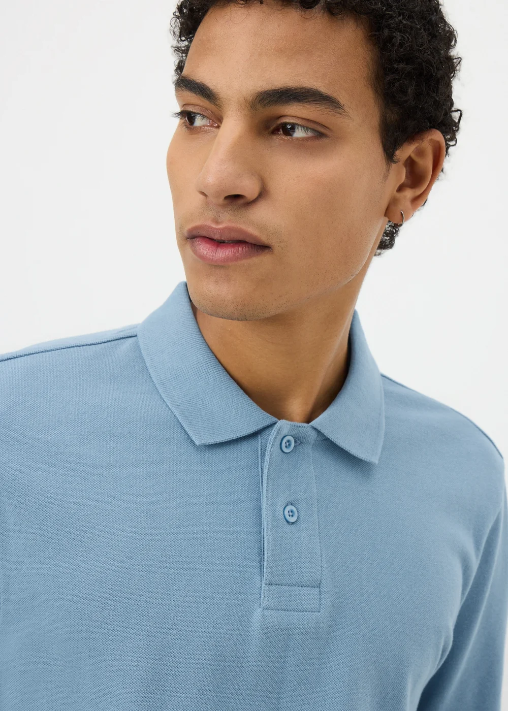 Light Blue Essential Polo Shirt - Extra small Image 2