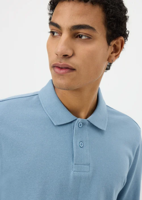 Light Blue Essential Polo Shirt - Extra small Image 2