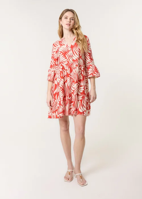 Blue Vanilla Orange Ric Rac Smock Shirt Dress - M/L Image 2