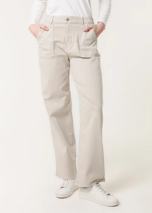 Blue Vanilla Sand Wide Leg Pocket Trouser - M/L Image 4