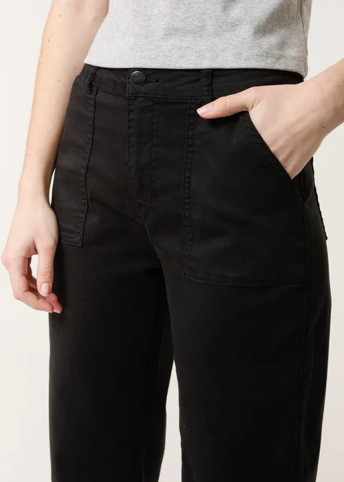 Blue Vanilla Black Wide Leg Pocket Trouser - L/XL Image 2