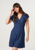 Blue Vanilla Navy Lace Angel Sleeve Dress - 14 Image 1