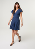 Blue Vanilla Navy Lace Angel Sleeve Dress - 14 Image 2