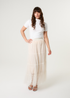 Blue Vanilla Cream Long Layered Skirt - Small/Medium Image 1