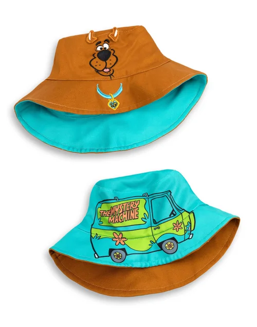 Scooby Doo Multi Reversible Scoob & Mystery Machine Bucket Hat - One Size Image 1