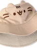 Vanilla Underground Pusheen Beige Novelty Face Bucket Hat - One Size Image 3