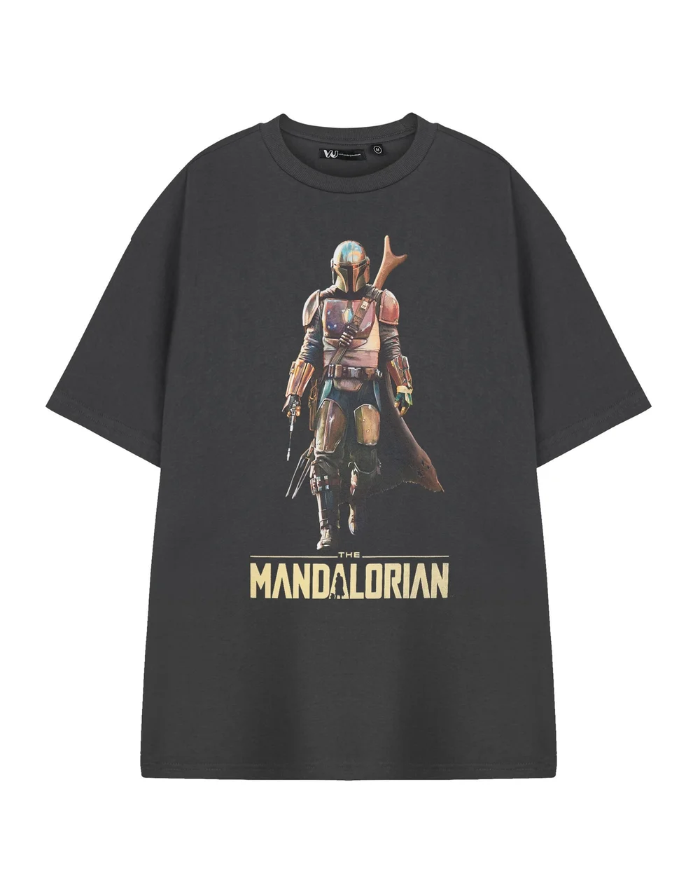 Star Wars Grey The Mandalorian T Shirt - XXL Image 1