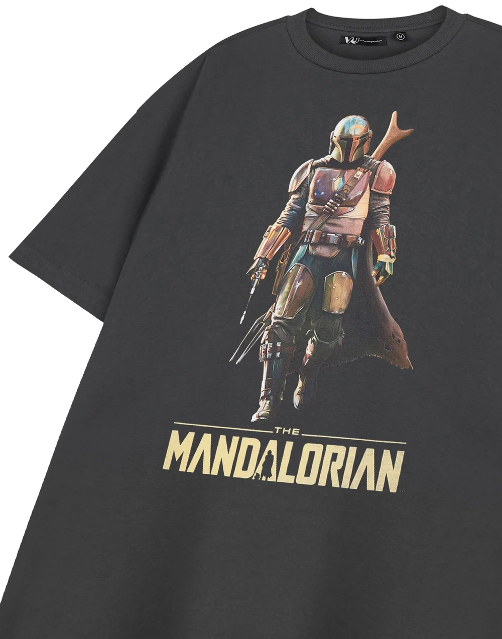 Star Wars Grey The Mandalorian T Shirt - 2XL Image 5