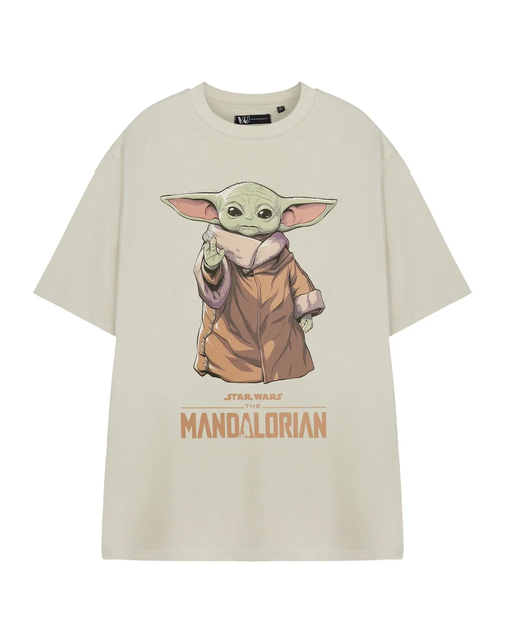 Star Wars The Mandalorian Beige Grogu Baby Yoda T Shirt - XXL Image 1