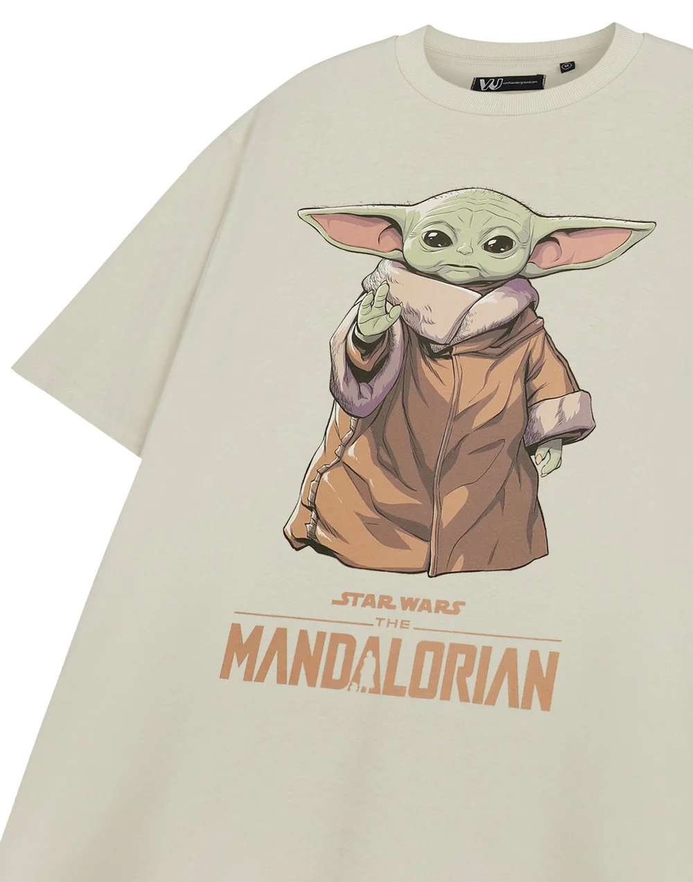 Star Wars The Mandalorian Beige Grogu Baby Yoda T Shirt - 2XL Image 5